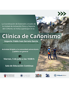 Cartel de la Clínica de cañonismo