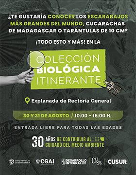 Cartel de la Colección Biológica Itinerante