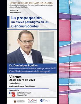 Cartel de la Conferencia: La propagación, un nuevo paradigma en las Ciencias Sociales