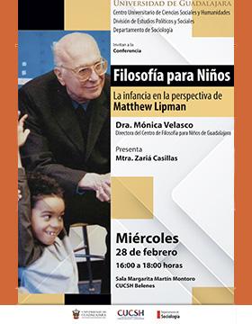 Cartel de la Conferencia: Filosofía para Niños