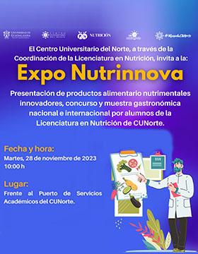 Cartel de la Expo Nutrinnova en CUNorte