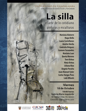 Cartel de la Exposición: "La silla: El arte de lo cotidiano pinturas y esculturas"
