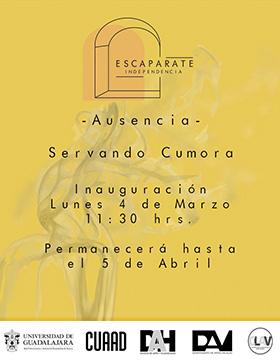 Cartel de la Exposición: Escaparate Independencia "Ausencia"
