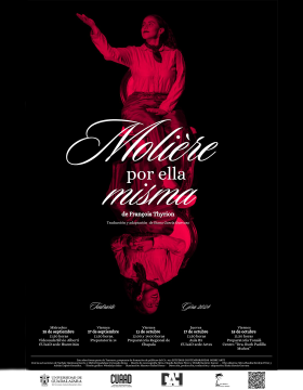 Cartel de la Gira 2024 de la obra Moliére