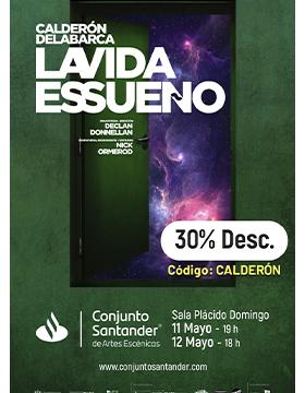 Cartel de La vida es sueño de Calderón de la Barca