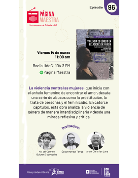 Cartel del Página Maestra. Un programa de Editorial UDG. Episodio 96