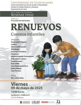 Cartel de la Presentación del fanzine: Renuevos. Cuentos infantiles