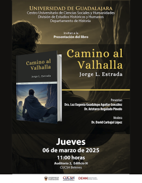 Cartel de la Presentación del libro: Camino al Valhalla