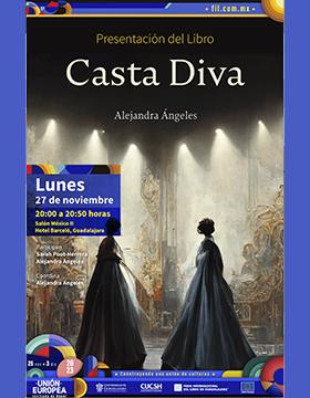 Cartel de la Presentación del libro: Casta Diva