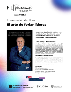 Cartel de la Presentación del libro: El arte de forjar líderes