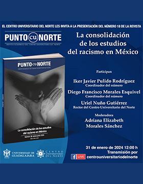 Cartel de la Presentación del número 18 de la revista Punto CUNorte