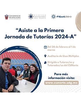 Cartel de la Primera Jornada de Tutorías 2024-A