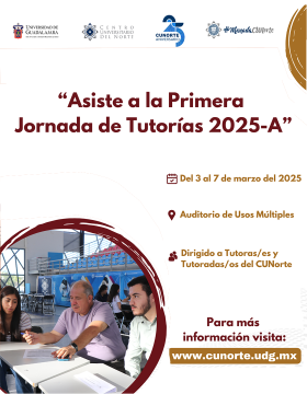 Cartel de la Primera Jornada de Tutorías 2025-A