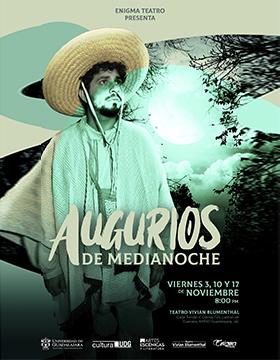 Cartel de la Puesta en escena: Augurios de medianoche