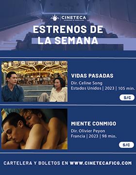 Cartel de los estrenos de la Cineteca FICG