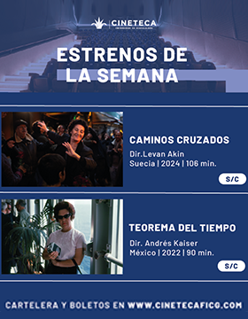 Cartel de los estrenos de la Cineteca FICG