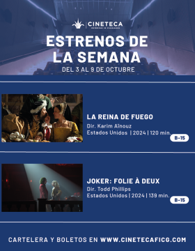 Cartelera de la Cineteca FICG