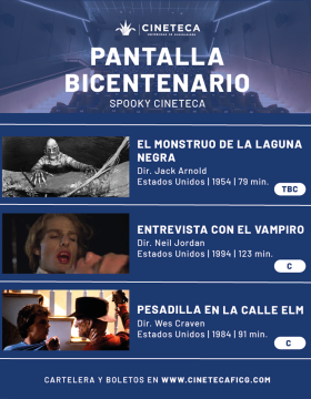 Cartel de los estrenos de la Cineteca FICG