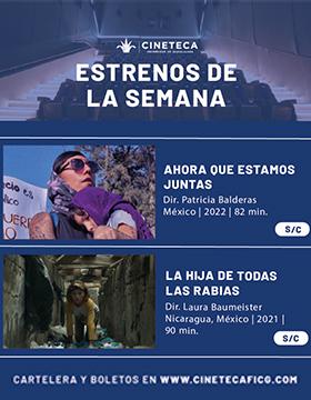 Cartel de los estrenos de la Cineteca FICG, del 23 al 29 de noviembre