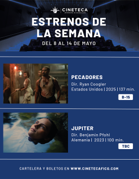 Cartel de los estrenos de la Cineteca FICG