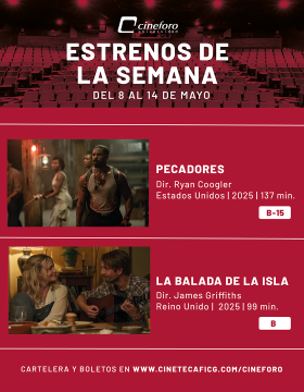 Cartel de los estrenos del Cineforo Universidad