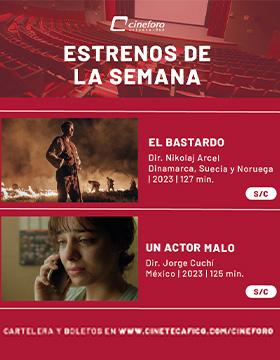 Cartel de los estrenos del Cineforo Universidad