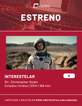 Cartel de los estrenos del Cineforo Universidad
