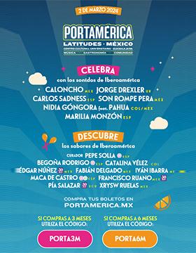 Cartel de PortAmérica Latitudes México