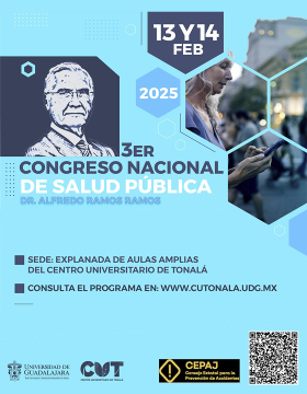 Cartel del 3er Congreso Nacional de Salud Pública "Dr. Alfredo Ramos"