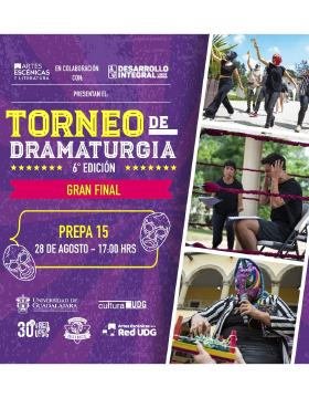 Cartel del 6° Edición del Torneo de Dramaturgia, gran final