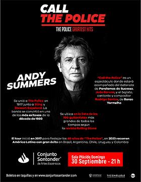 Cartel de Andy Summers: Call the police