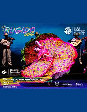Cartel del Ballet Folclórico de la Universidad de Guadalajara