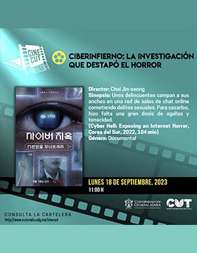 Ciclo de cine: "Casos forenses" en CUTonalá-Ciberinfierno: La investigación que destapó el horror