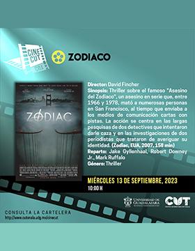 Ciclo de cine: "Casos forenses" en CUTonalá-Zodiaco