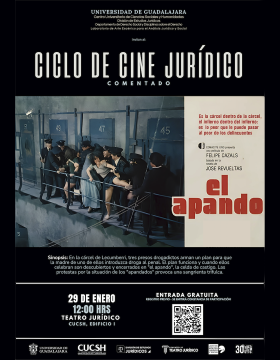 Cartel del Ciclo de cine con la proyección de la película: El Apando