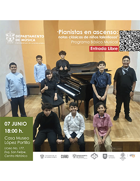 Cartel del Concierto de piano. Programa Básico Musical