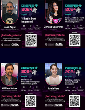 Cartel del Congreso Internacional de Investigación en Videojuegos | DiGRA 2024