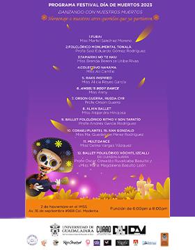 Cartel del Festival Día de Muertos 2023