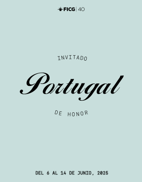 Cartel de la FICG40. Portugal, invitado de honor