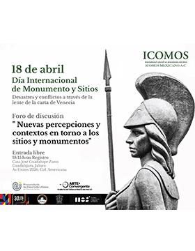 Cartel del Foro de discusión: Nuevas percepciones y contextos en torno a los sitios y monumentos