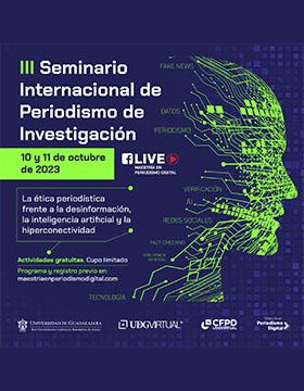 Cartel del III Seminario Internacional de Periodismo de Investigación