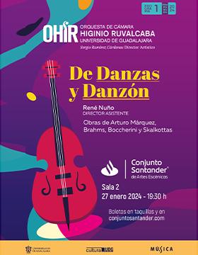 Cartel del OHIR Programa 1: De danzas y danzón