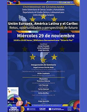 Cartel del Panel: Unión Europea, América Latina y el Caribe. Retos, oportunidades y perspectivas de futuro