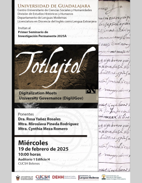 Cartel del Primer Seminario de Investigación Permanente 2025A