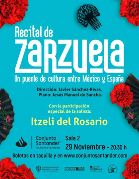 Cartel del Recital de Zarzuela