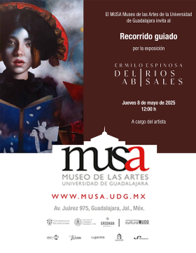 Cartel del Recorrido guiado por Delirios abisales, de Ermilo Espinosa
