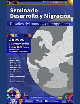 Cartel del Seminario Desarrollo y Migración