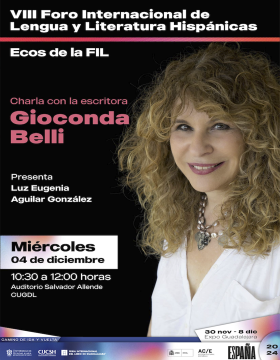Cartel del VIII Foro Internacional de Lengua y Literatura Hispánicas
