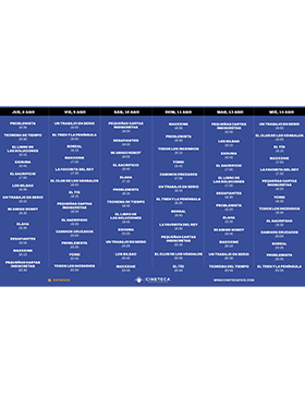 Cartelera de la Cineteca FICG