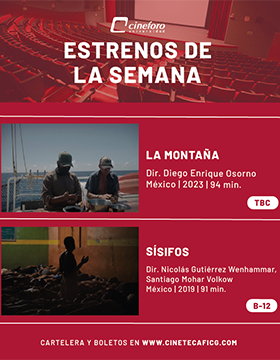 Cartel de los estrenos del Cineforo Universidad